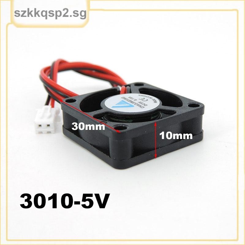Mini Fan DC 5V 12V 24V 3010 Fan Cooling Brushless 30*30*10MM Cable 2Pin ...