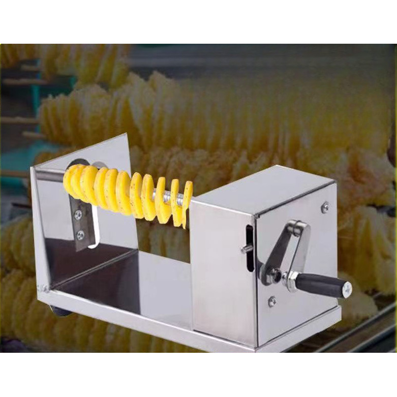 Twisted Potato Slicer Spiral Cutter, Stainless Steel Manual Spiral ...