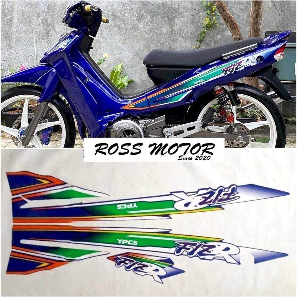 Striping Sticker polet list motor F1ZR FIZR fis r fiz r f1 zr 1997 Non ...