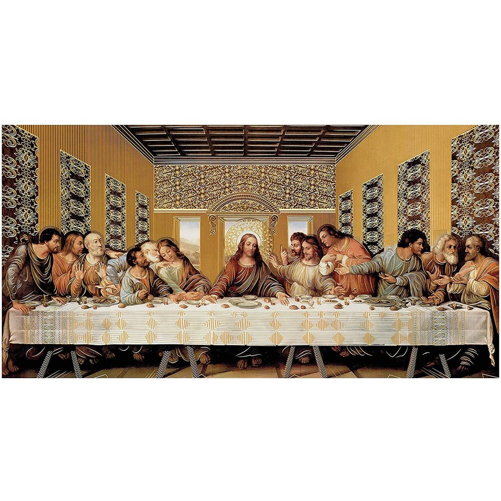 New The Last Supper Jesus Christ Da Vinci Religious Wall Art Print ...