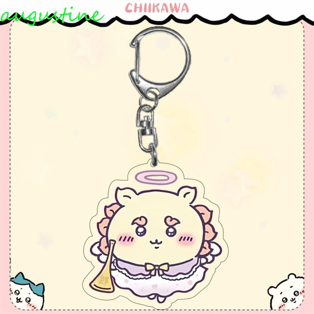 AUGUSTINE Anime Chiikawa Keychain, Momonga Rakko Chiikawa Pendant, Cute ...