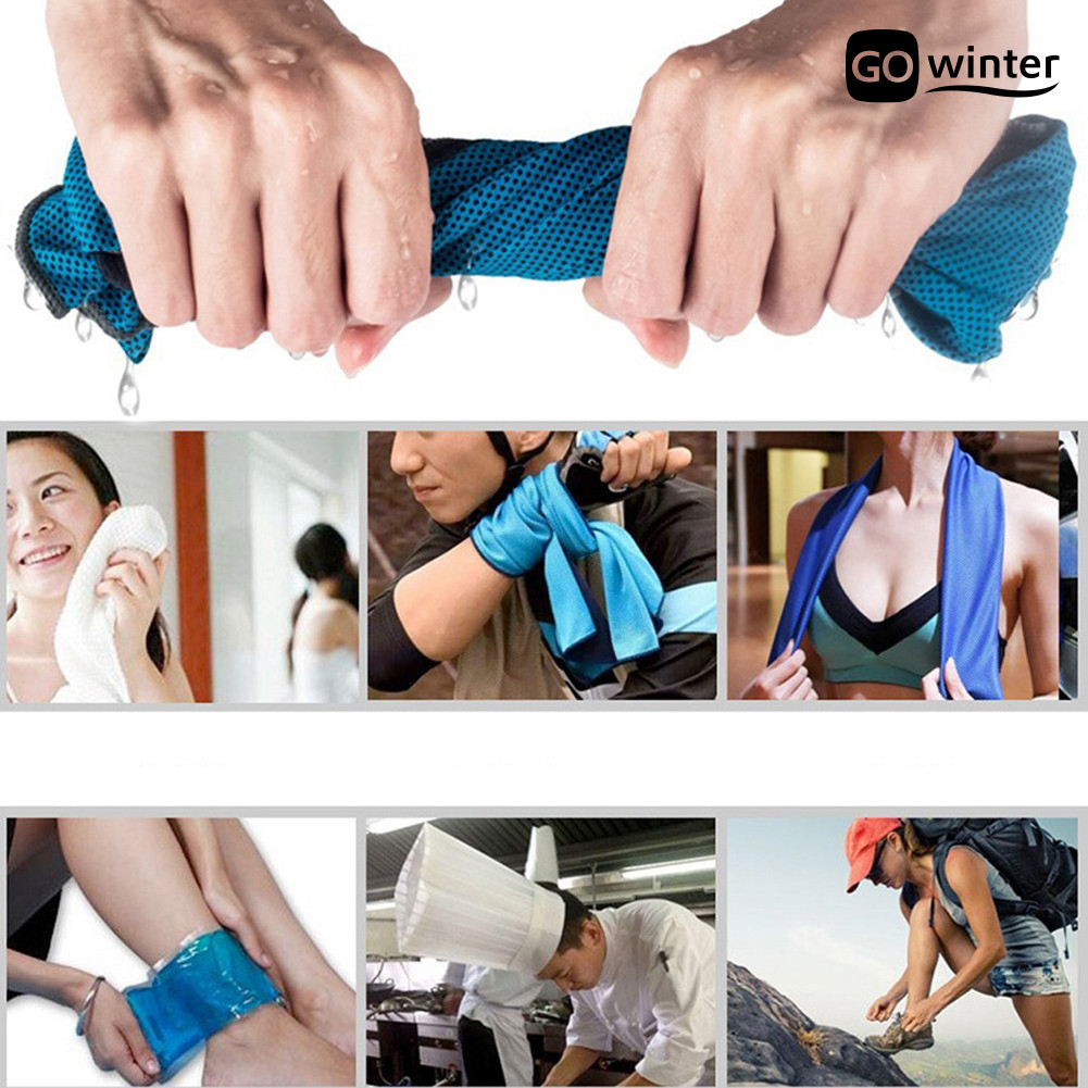 [GW]Summer Thickened Cooling Towel Outdoor Sports Fitness Cool Down ...
