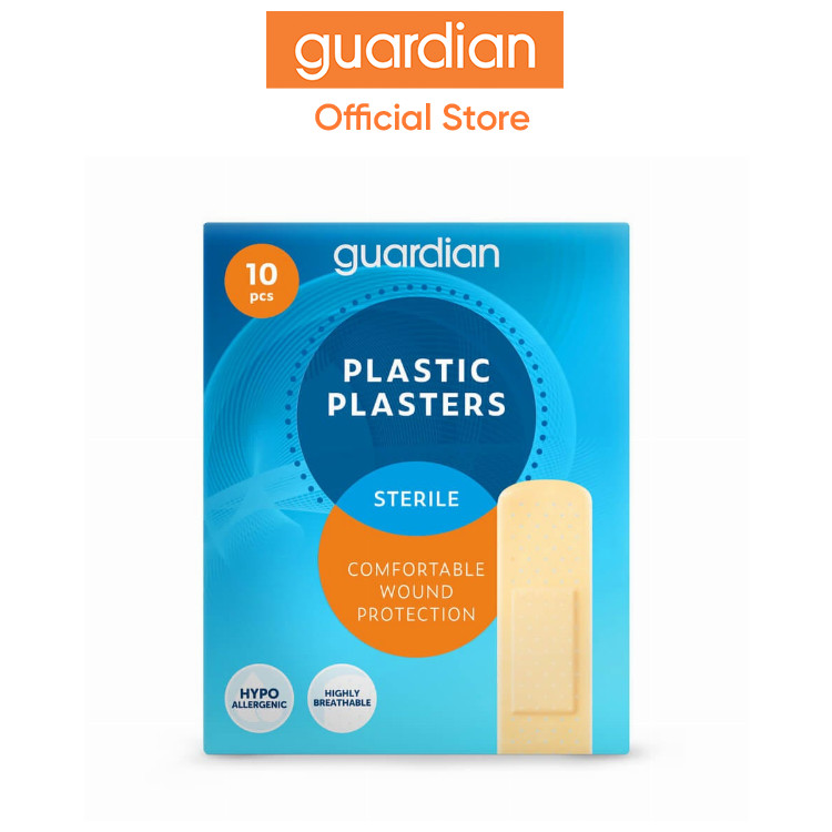 Guardian Plastic Adhesive Plasters for Minor Cuts 10pcs | Shopee Singapore