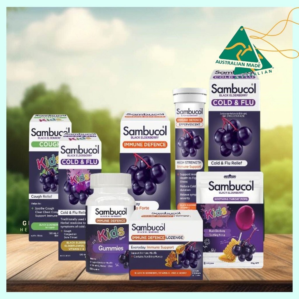 [Ready SG Stock] Sambucol Black Elderberry Cold & Flu Liquid ...