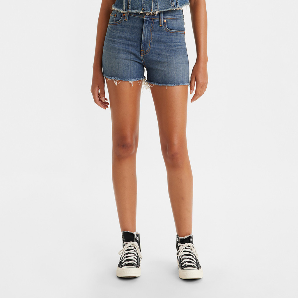 Levi's® Women's High-Rise Denim Shorts 72878-0071 | Shopee Singapore