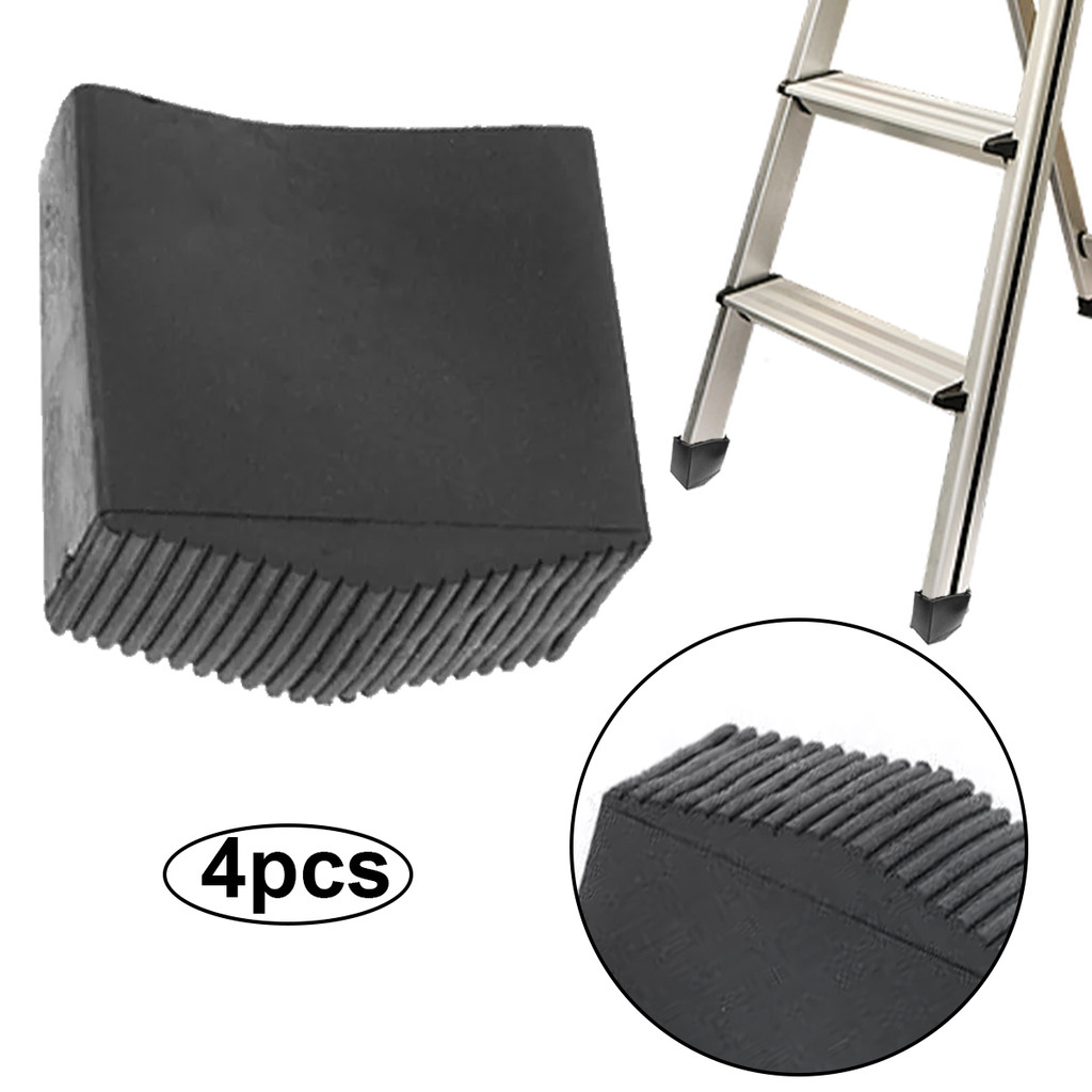 4PCS Folding Ladder Leg Caps Home Ladder Leg Thickening Non-slip Rubber ...