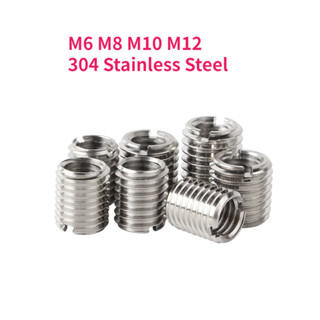 M6 M8 M10 M12 304 Stainless Steel Slotted Inside Outside Thread Adapter ...