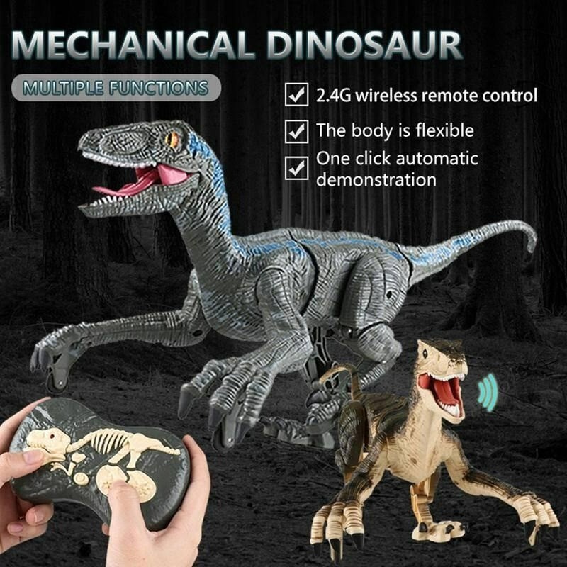 Remote Control Dinosaur 2.4G Electronic RC Toys Educational Simulation ...