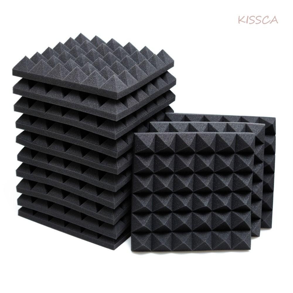 KISSCA Soundproofing Foam Pyramid 1PC Sponge Cotton Treatment ...