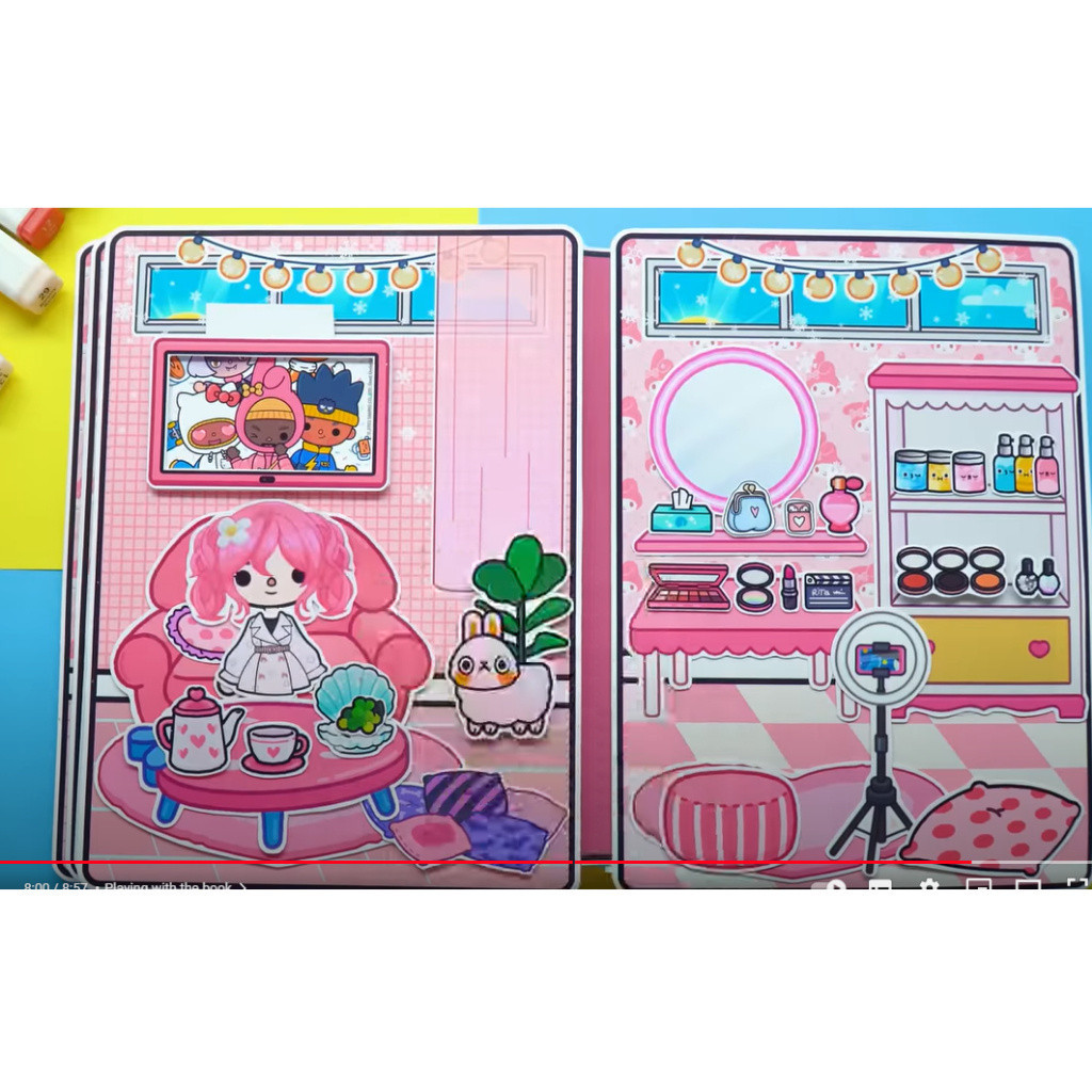 Toca Life worldquiet book Toca bocamute Strawberry Rabbit House ...