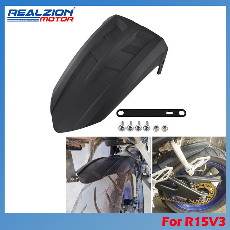 REALZIONMOTOR For Yamaha R15 V3 R15v3 Motorcycle Mudguard Rear