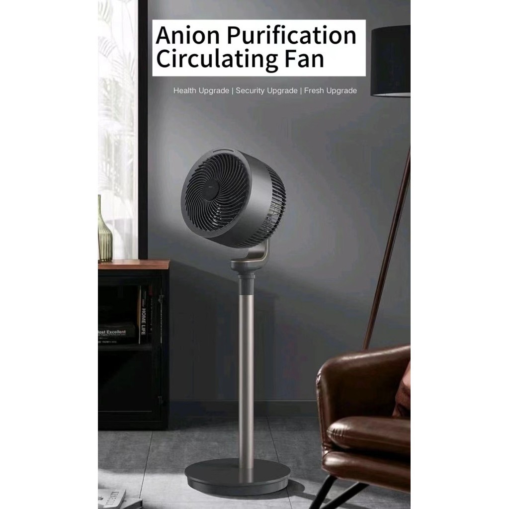 Circulation Fan Fan Standing 20m Big Wind Fan Body Black Floor Fan ...