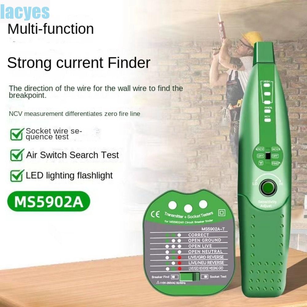 Circuit Breaker Finder Localizador De Disyuntores MS5902A - Enchufe Europeo 110-250V Con