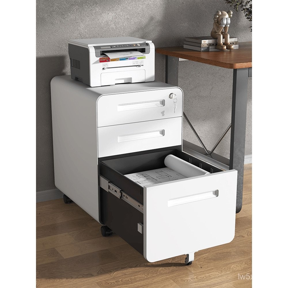Movable Cabinet File Cabinet Steel Office Storage Cabinet under Desk ...