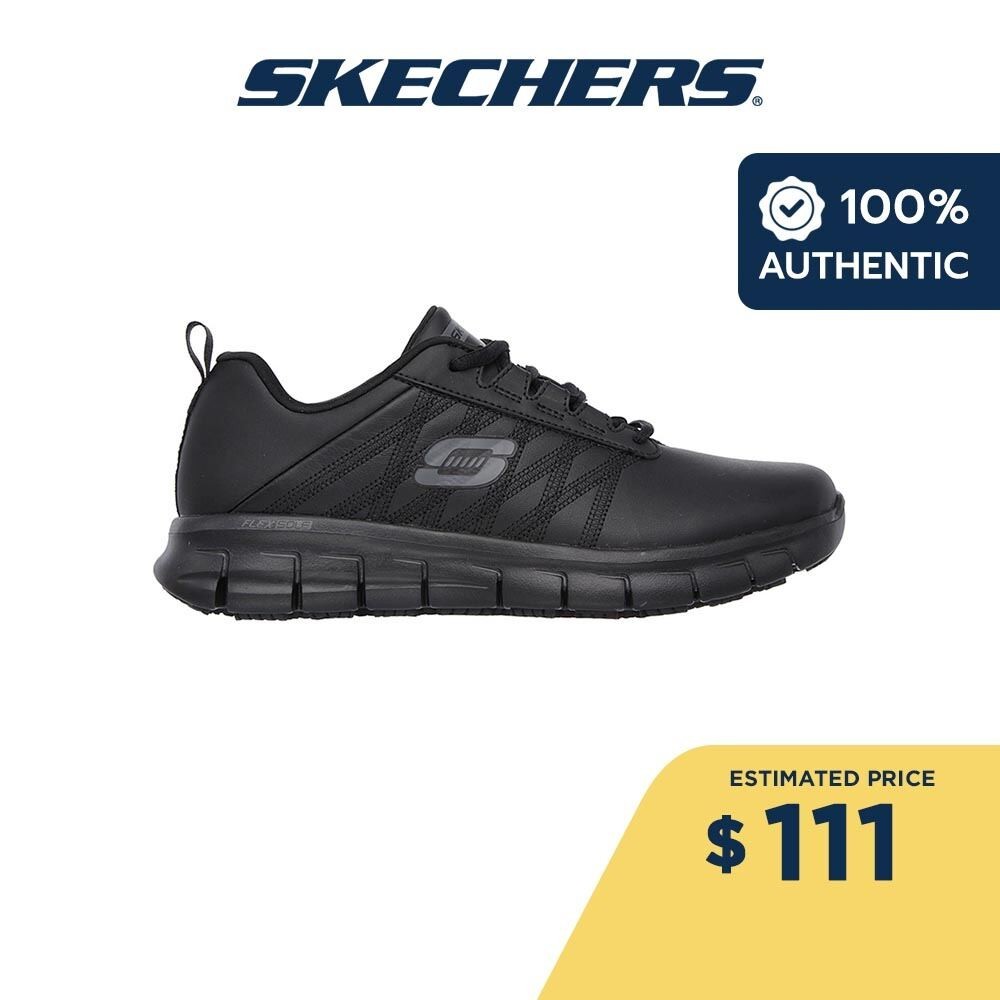 skechers slip resistant womens work shoes