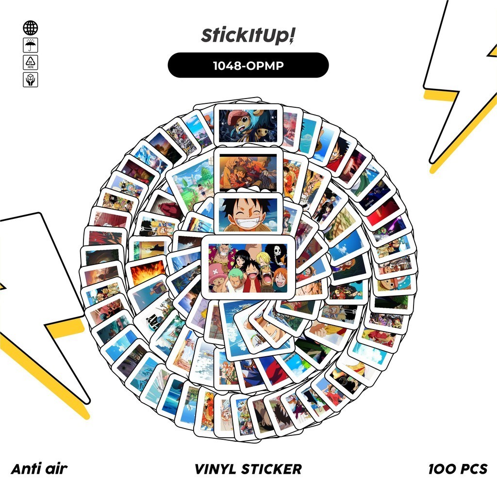 HP COD COD COD COD 100 Pcs Sticker Pack Scene/ Poster One Piece Cute ...