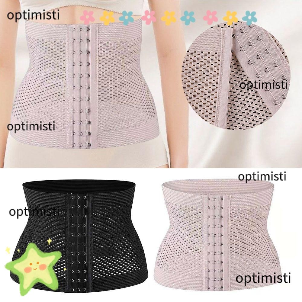 OPTIMISTI Postpartum Belt, Polyester Fibre Body Shaper Waist Trainer ...
