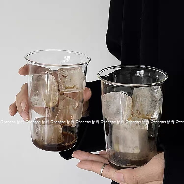 [48H Shipping] Transparent Colorless Craft Internet Celebrity Coffee ...