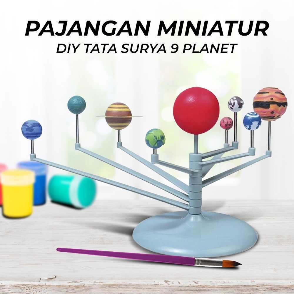 02 - DIY Miniature Display of Solar System 9 Planets Solar System ...