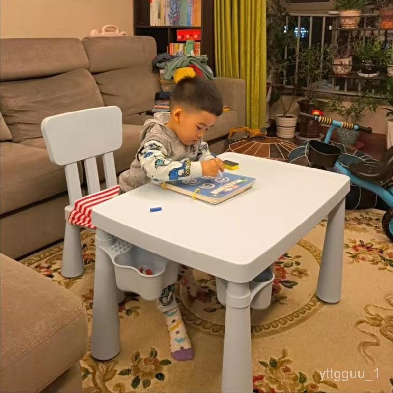 Kindergarten Children's Table and Chair Set Baby Learning Desk ...