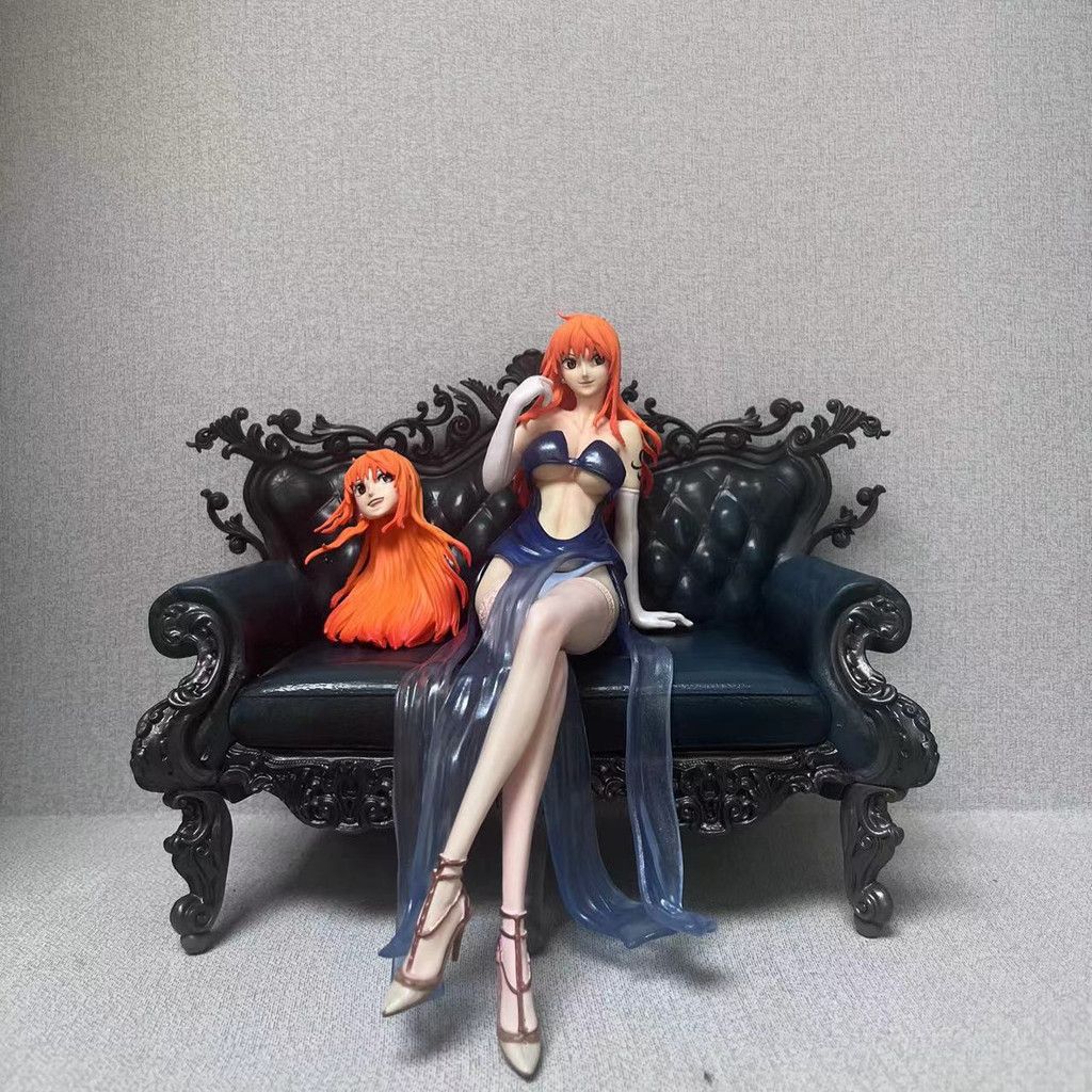 One PIECE Nami Suit Thug Series Fourth Sofa Nami Figure Statue ONE ...
