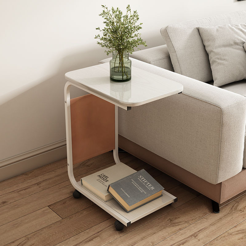 Side Table Movable Small Coffee Table Simple Mini Sofa Side Table Side ...