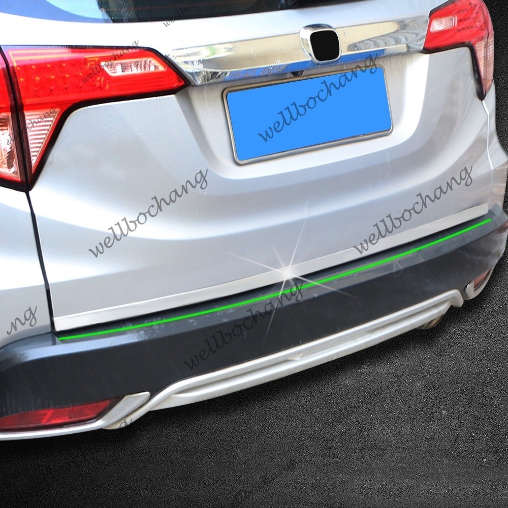 Stainless Steel Car Rear Trunk Door Decoration Cover Sticker Strip Trim ...