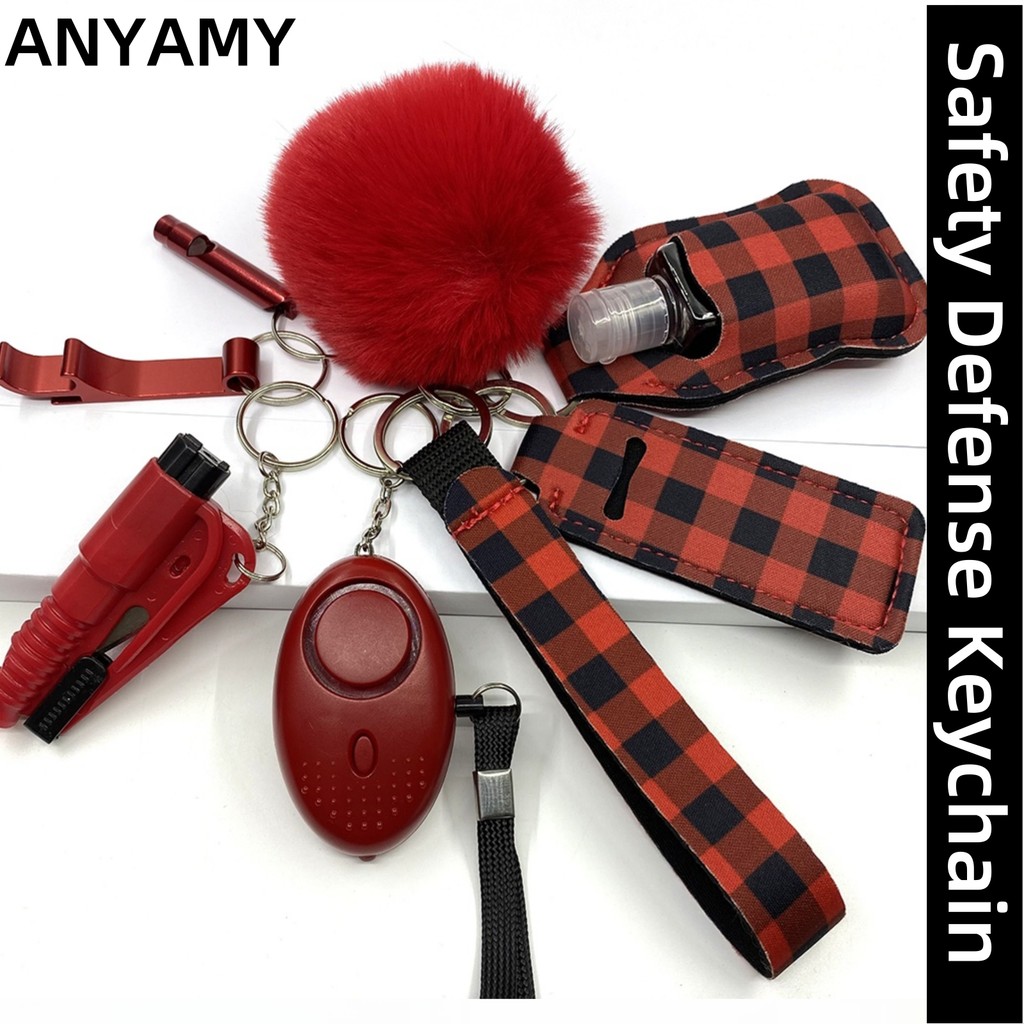 Brass Knuckles Safety Defense Kit Women Personal Alarm Set | Shopee ...