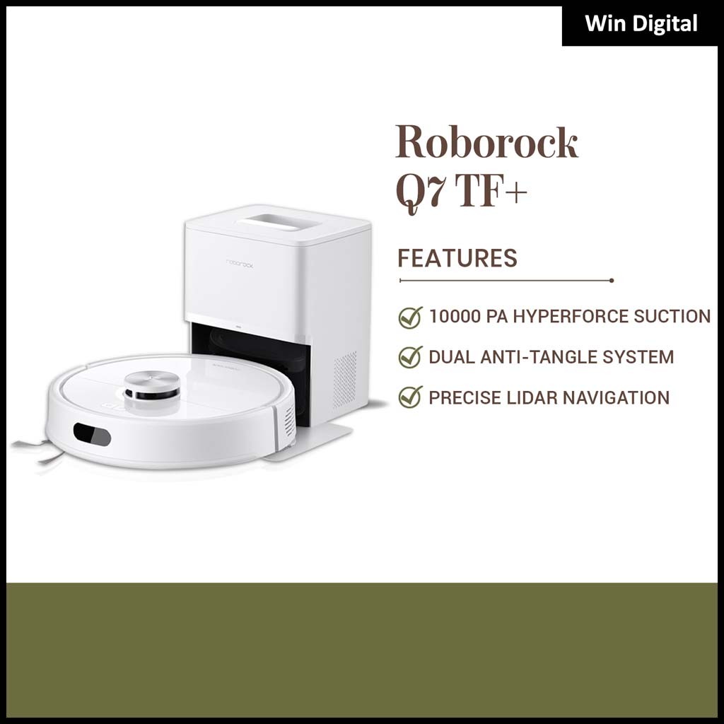[SG STOCK]Roborock Q5 Pro+/Q7 TF+ Robot Vacuum and Mop Cleaner | 10000 ...