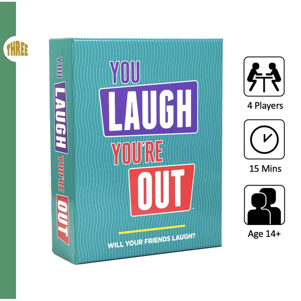 [SG STOCK]You Laugh You're Out Family Party Game, Suitable For People ...