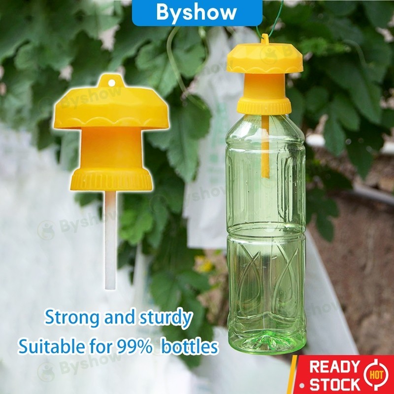 【Byshow】Fruit fly trap killer Attractant Plastic Drosophila Trap Fly ...