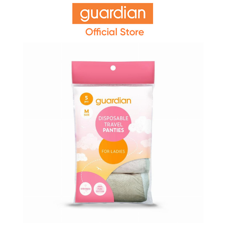 Guardian Ladies Cotton Disposable Panties M Shopee Singapore