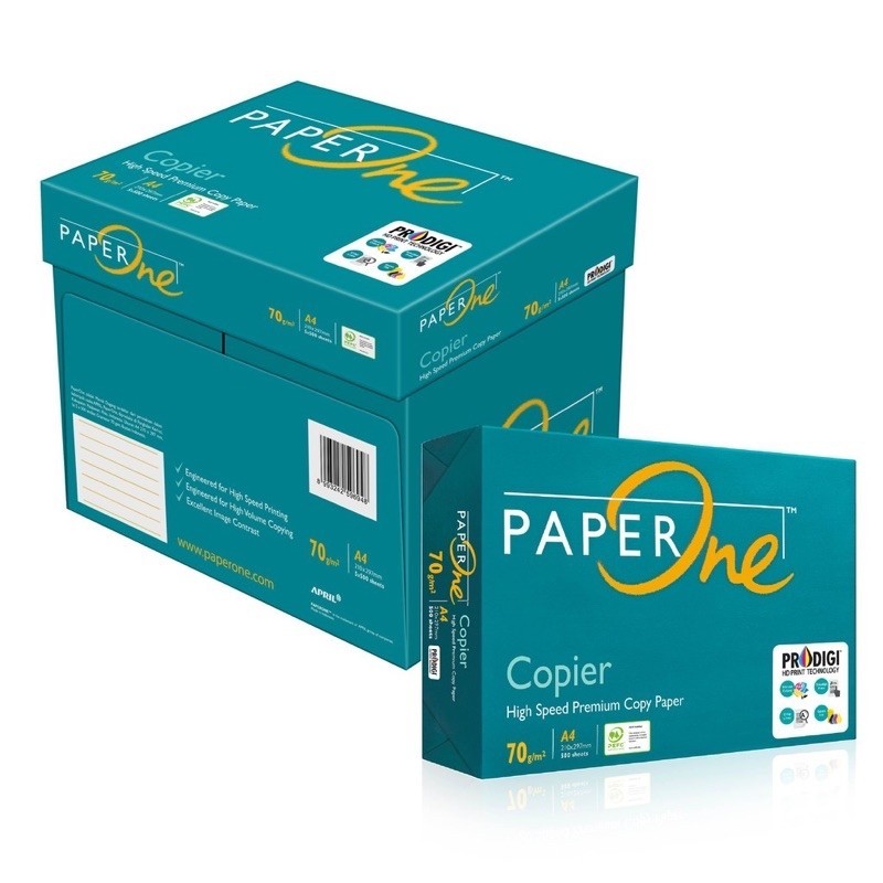 A4 Paper PaperOne Green 70gsm/80gsm (5 Reams / 1 box) PaperOne A4 ...