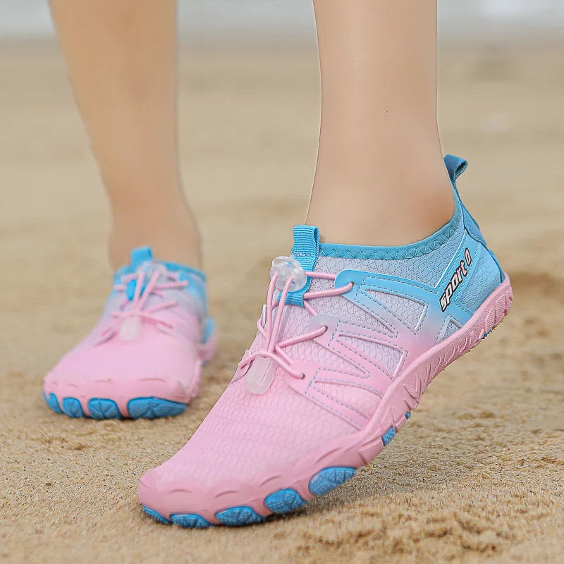 Women Beach Barefoot Aqua Shoes Men Water Shoes Swim Sandals Drainage ...