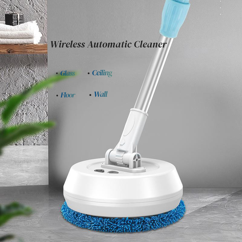 Wireless USB Rechargeable Mop, 360° Rotatable and Retractable Electric ...