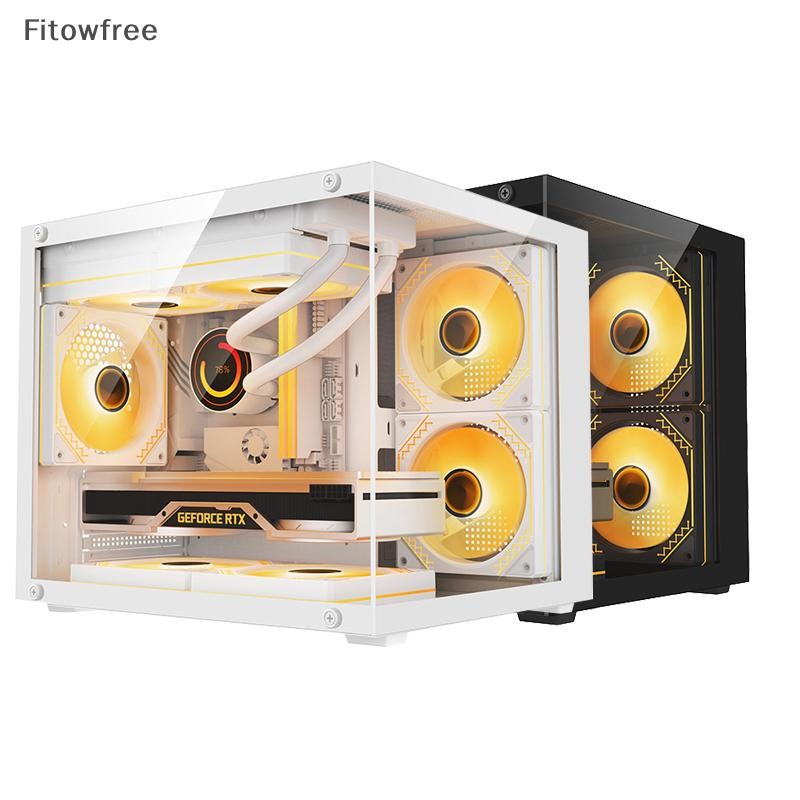 Fitow Mini Transparent Desktop Computer Case PC Tower For M-ATX/ITX ...