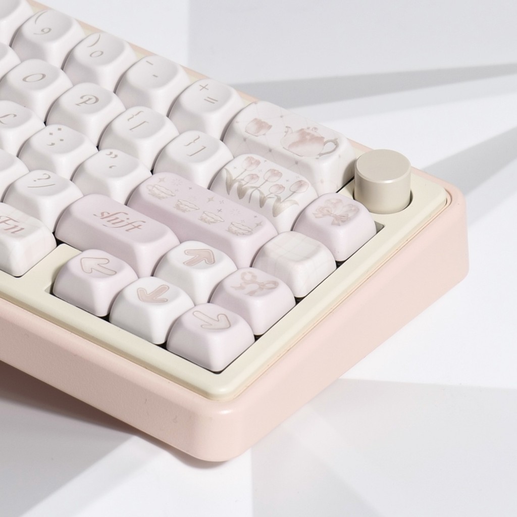 Barbie Keycaps SOA Profile Cute Muppets pink girl PBT Dye Sub ...