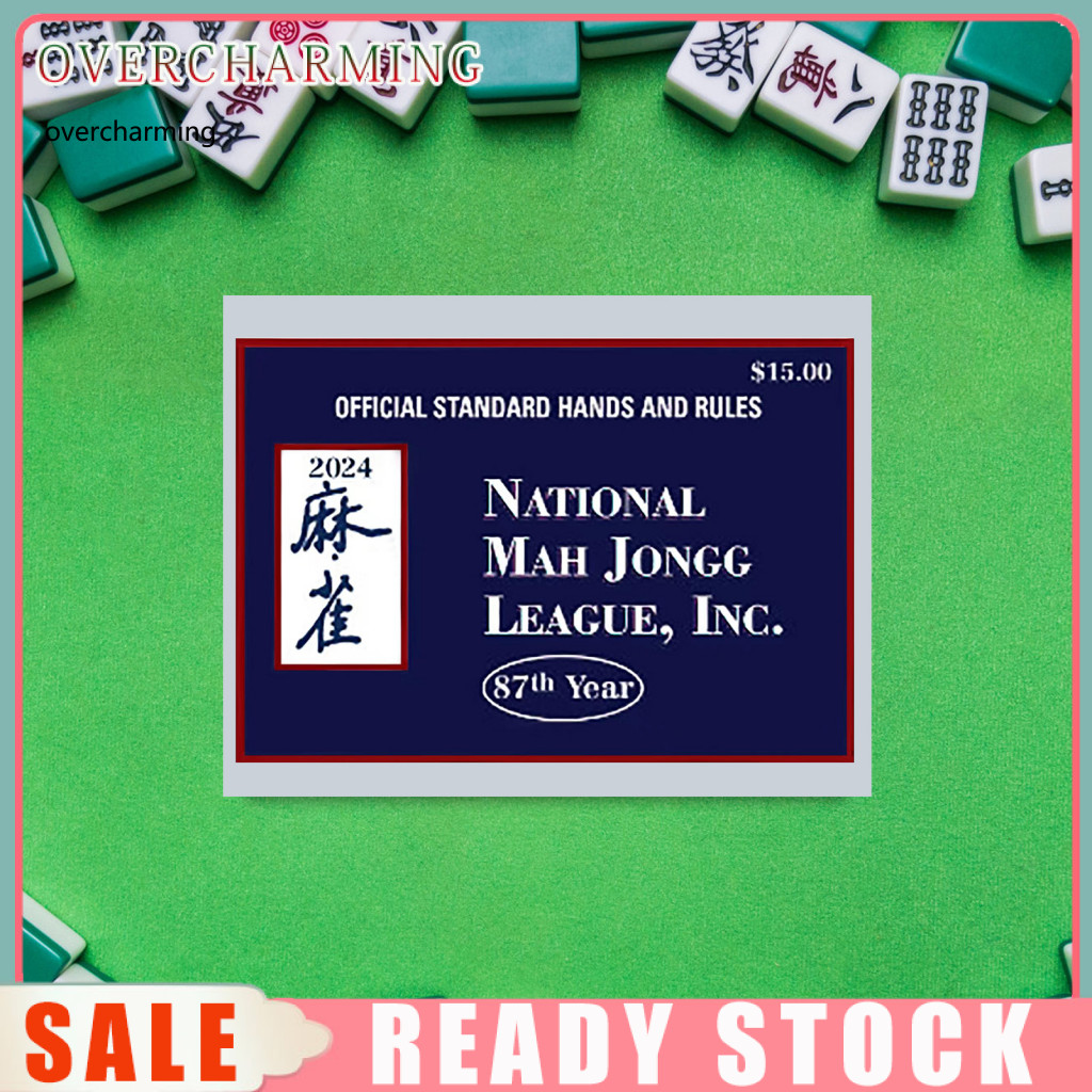 Mahjong Rule Card Kit Foldable Mahjong Rules Card 2024 Mahjong Score