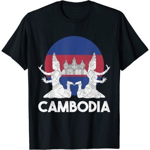 UNISSOGRAFF Cut And Sew Long Sleeve T-Shirt for CAMBODIA 01