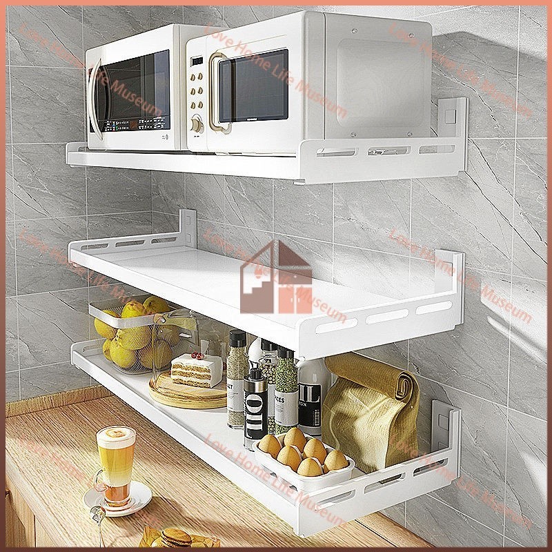 Kitchen Shelf Perforation-Free Wall-Mounted Seasoning Wall-Mounted ...