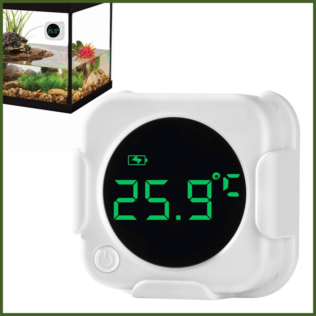 Water Thermograph For Fish Tank LED Display Electronic Underwater ...