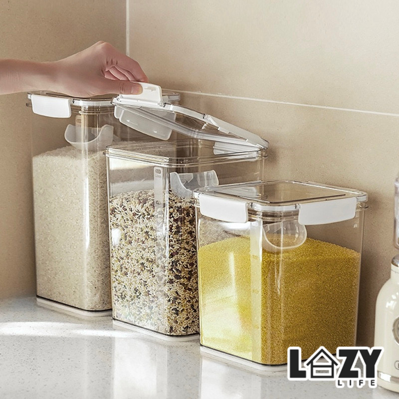 Large Capacity Insect-Proof Rice Bucket Kitchen Sealed Rice Container ...