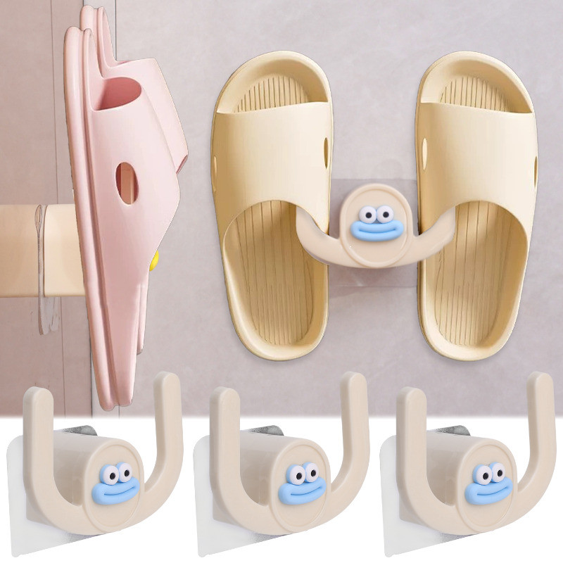 1/2Pcs Cartoon Funny Sausage Mouth Slippers Holder - Wall Mounted ...