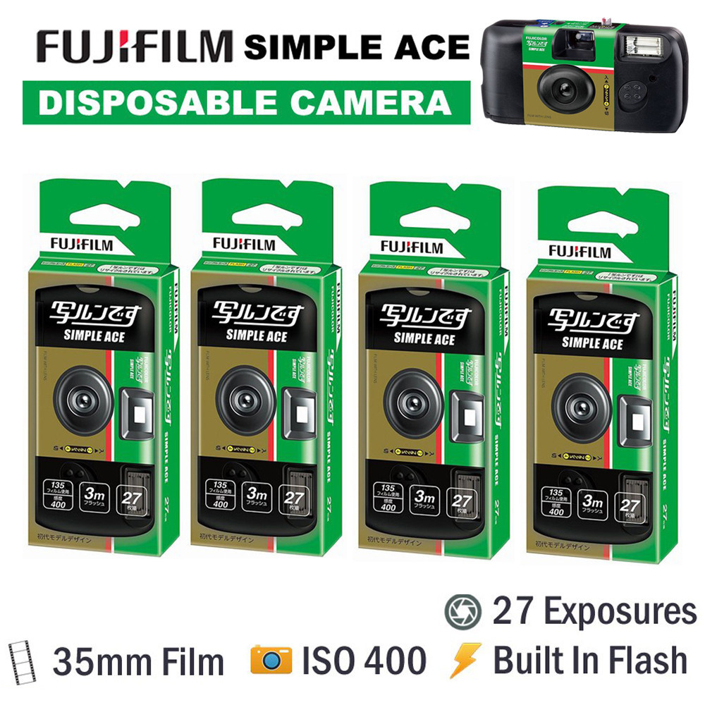 Expiry Date:2026] Fujifilm Simple Ace QuickSnap Disposable ISO
