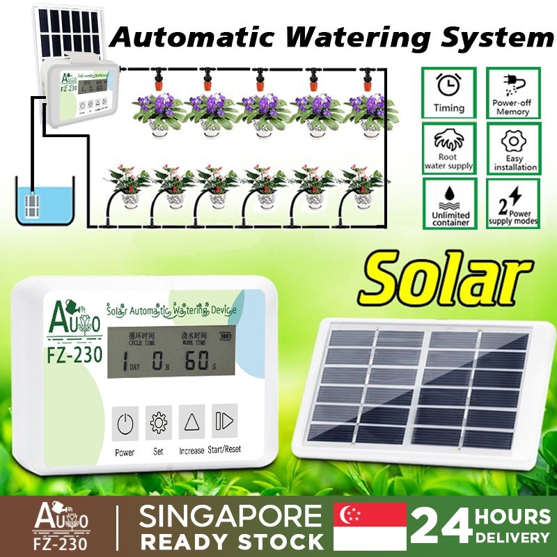 DIY Automatic Drip Irrigation Kit Self Watering System with Timer ...