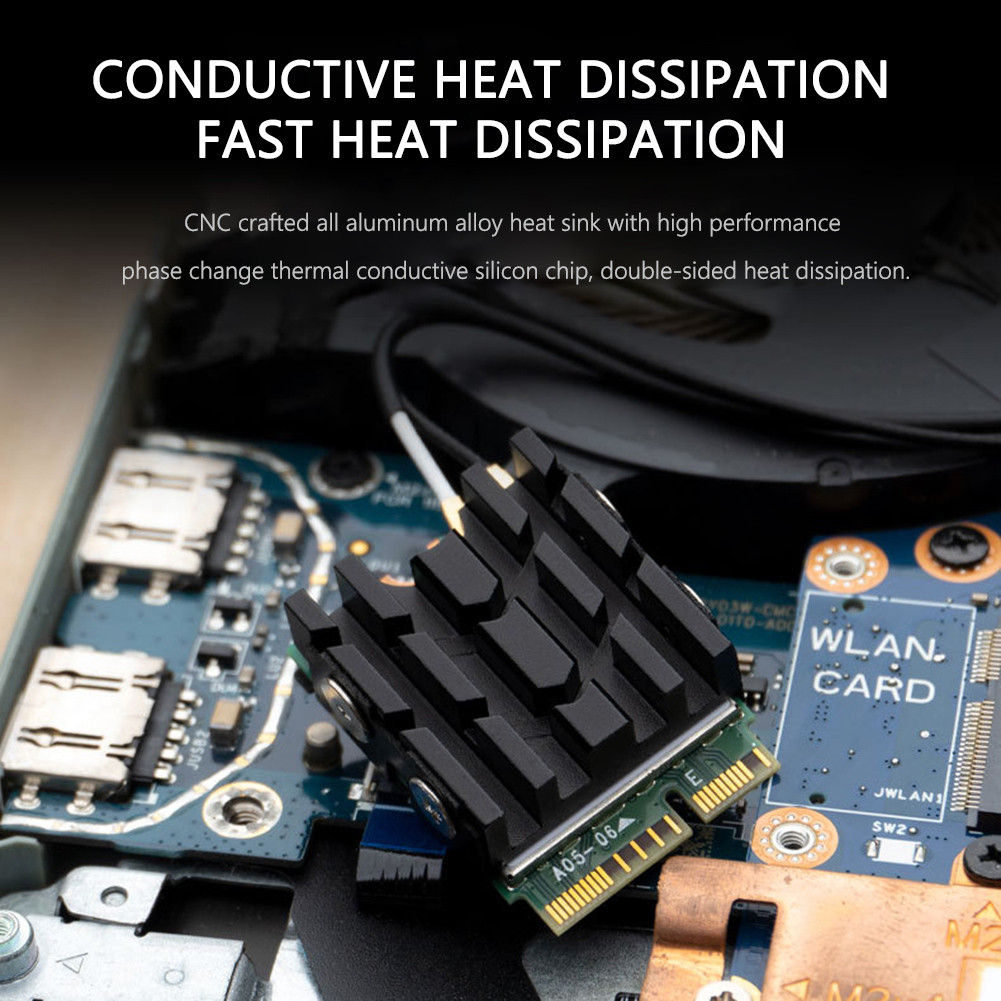 M.2 Solid Disk Drive Radiator M.2 NVME 2230 SSD Heatsink with Thermal ...