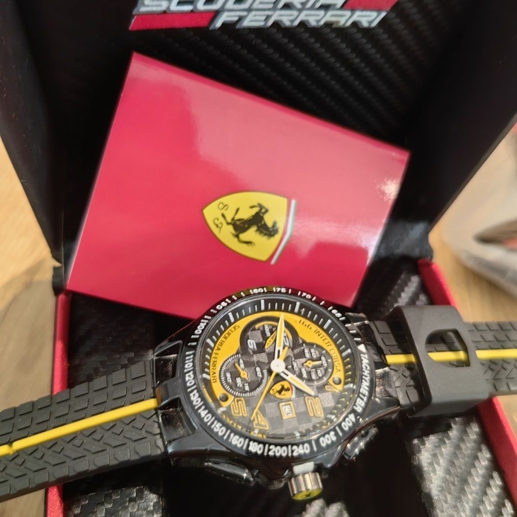 Ferrari watch gift set best sale