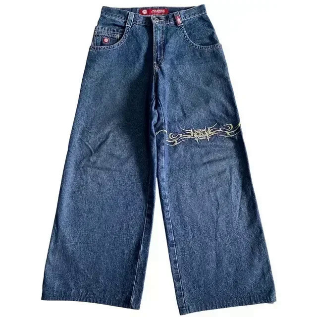 JNCO Jeans New Y2K Harajuku Hip Hop Letter Embroidered Vintage