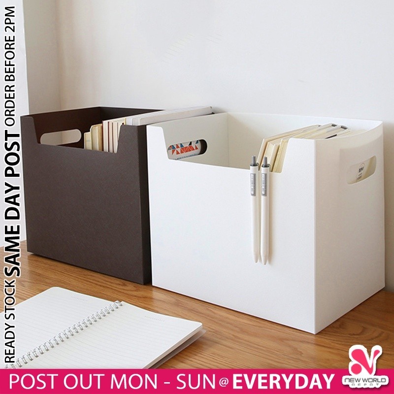 𝗘𝗔𝗦𝗬 𝗦𝗢𝗥𝗧𝗜𝗡𝗚 》Multifunction Storage Box Foldable File Folder Document ...