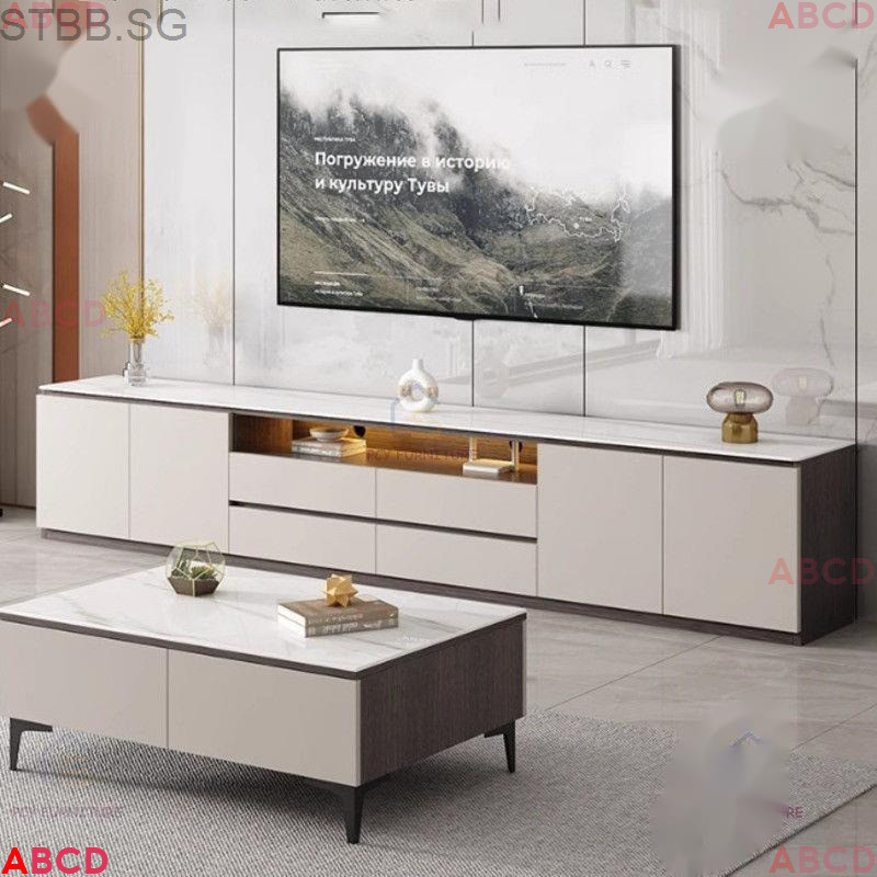 MSTBB PCY High End Rock Panel Coffee Table Combination Modern And ...